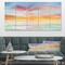 Designart - Pastel Pink And Blue Clouds - Traditional Premium Canvas Wall Art